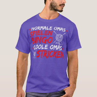 Camiseta Strickerin Geschenk Oma Lustiges Stricken