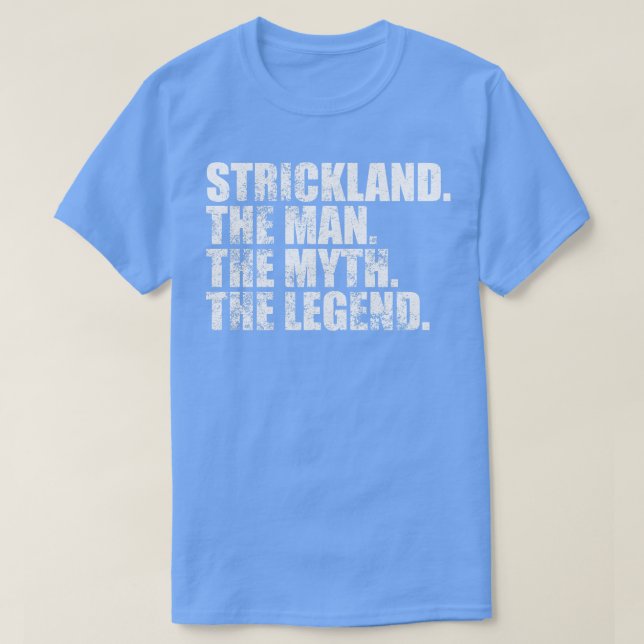 Camiseta Strickland Strickland Nombre de la familia Strickl (Diseño del anverso)