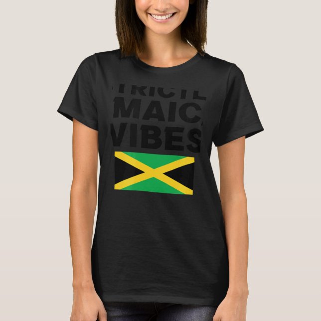 Camiseta Strictly Jamaican Vibes Jamaica West Indian Carniv (Anverso)