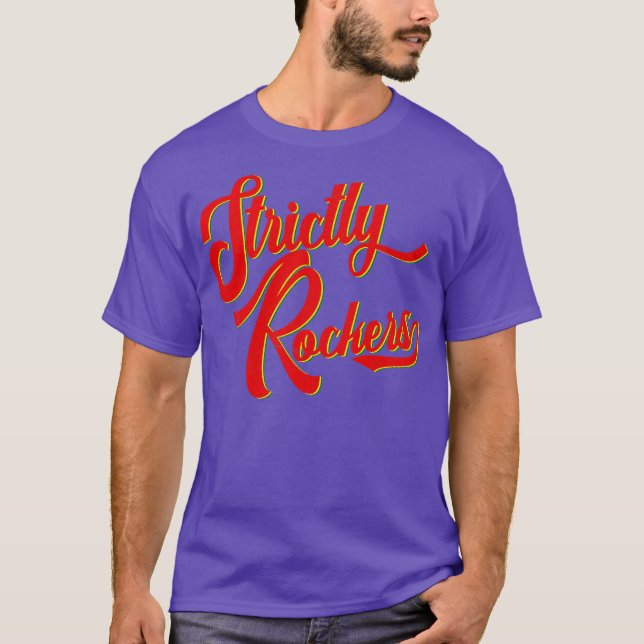 Camiseta Strictly Rockers Reggae Music Dancehall Dub (Anverso)