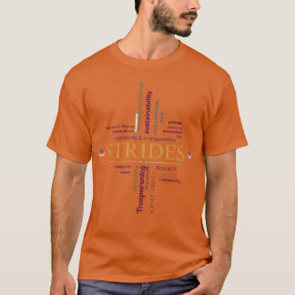 Camiseta STRIDES Ciencia sostenible amigos de enfermería