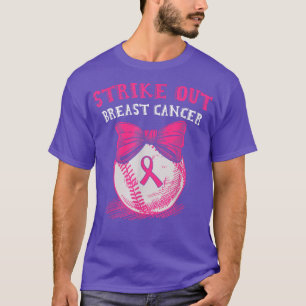 Camiseta Strike Out Breast Cancer Awareness Baseball Fighte