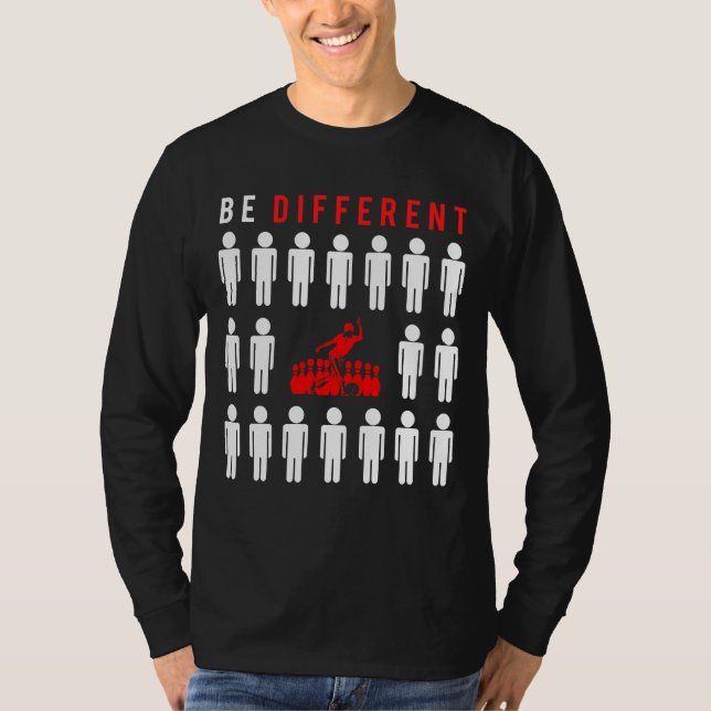 Camiseta Strike with Style: Bowling - Sé diferente de Oth (Anverso)
