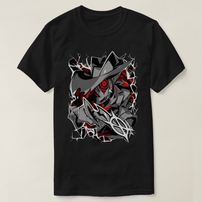 Camiseta Striker Demon Design Helluva Boss (Diseño del anverso)