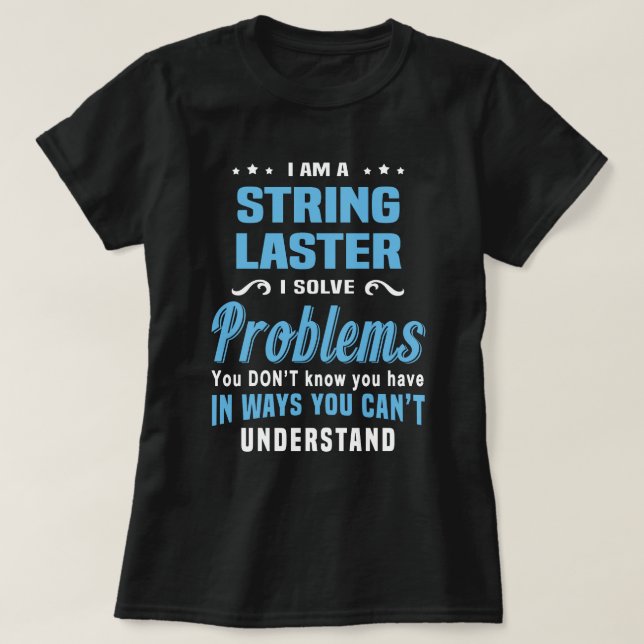 Camiseta String Laster (Diseño del anverso)