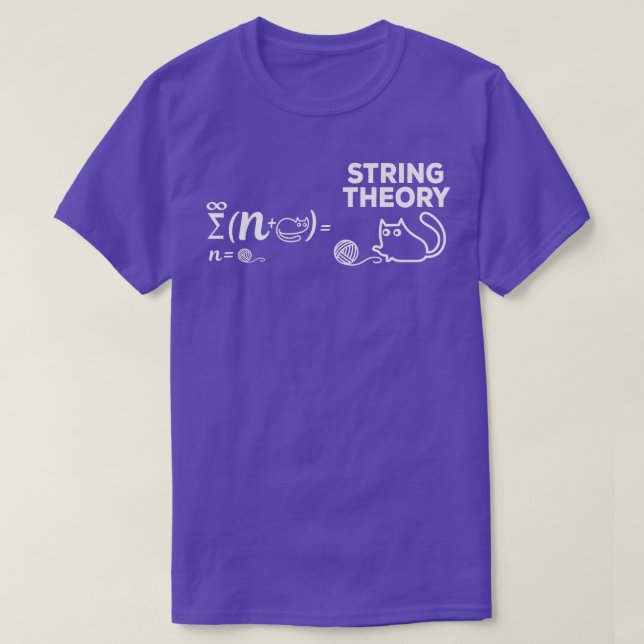 Camiseta String Theory Equation Cat Lover Physics Enthusias (Diseño del anverso)
