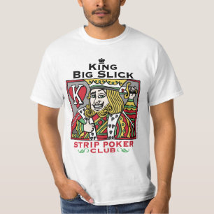 Camiseta Strip_poker_king_zazzle