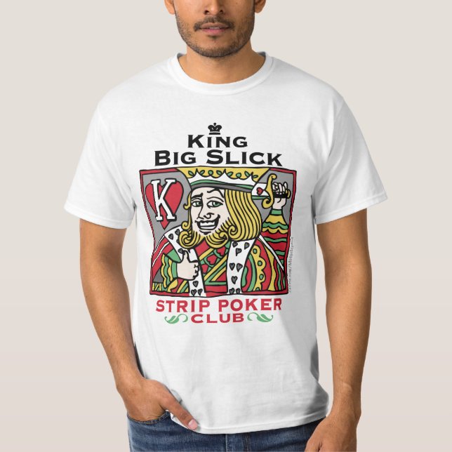 Camiseta Strip_poker_king_zazzle (Anverso)