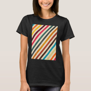 Camiseta Stripe Considered Vintage 80s 90s Estilo Retro Vib