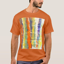 Camiseta Stripe vertical angustiado de los hombres