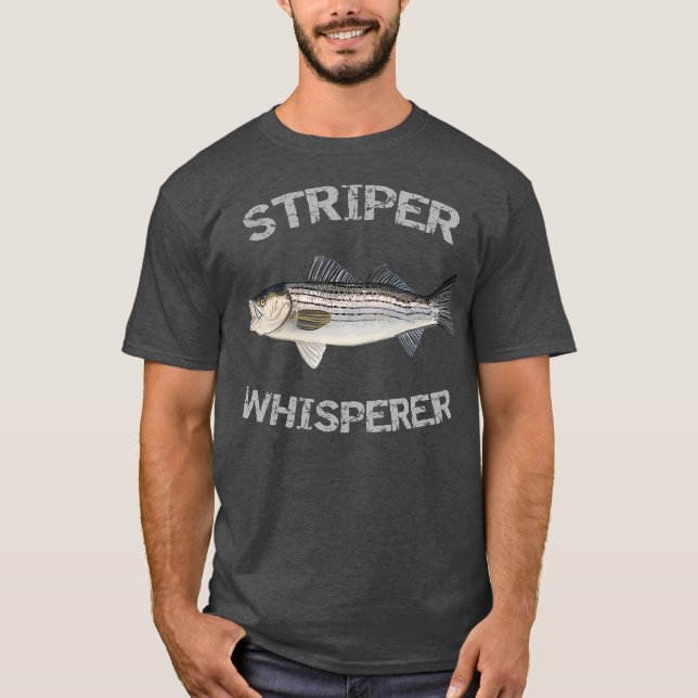 Camiseta Striper Whisperer Striped Bass  Striper Fishing (Anverso)