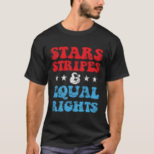 Camiseta Stripes E Igualdad De Derechos 4 De Julio Mujeres 