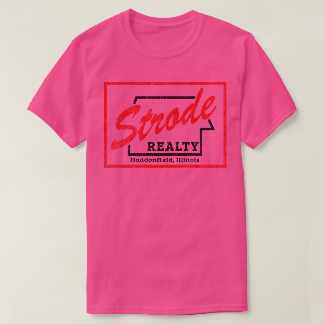 Camiseta Strode Realty de Haddonfield TShirt (Diseño del anverso)