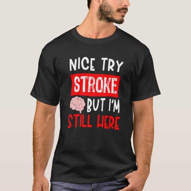 Camiseta Stroke Survivor  Get Well Recovery (Anverso)