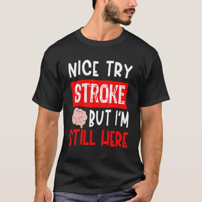 Camiseta Stroke Survivor  Get Well Recovery (Anverso)