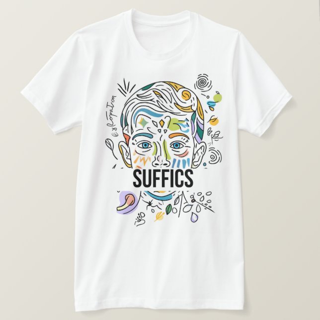 Camiseta Strokle | SUFICIENTES (Anverso del diseño)