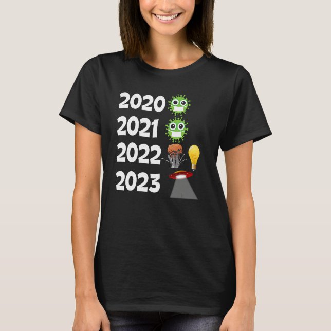 Camiseta Strom Energy Alien Nochevieja Nochevieja 2023 Buen (Anverso)