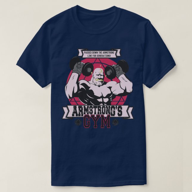 Camiseta Strong Arm Gym Classic TShirt (Diseño del anverso)
