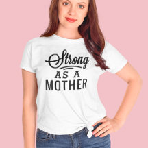 Strong as a Mother Black Modern Script