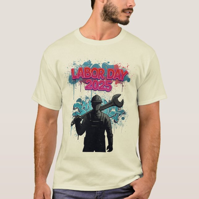 Camiseta Strong Labor – Patriotic & Professional Spirit (Anverso)