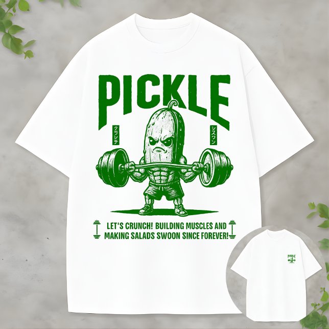 Camiseta Strong Pickle Bodybuilder Graphic Funny Fitness (Subido por el creador)