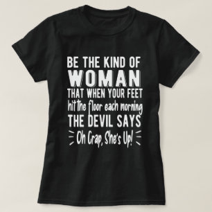 Camiseta Strong Woman Empowered Women Feminist Quote Gift