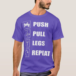 Camiseta Strongman push de patas de arrastre acceso repetid