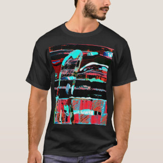 Camiseta Structural Interference – Abstract Art Graphic Tee