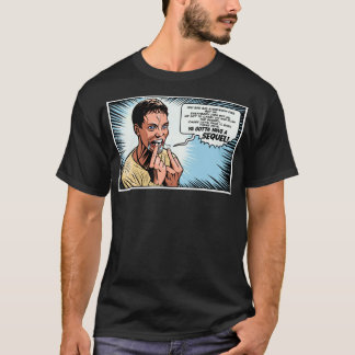 Camiseta Stu Macher Scream Movie Comic Adaptation Panel Art
