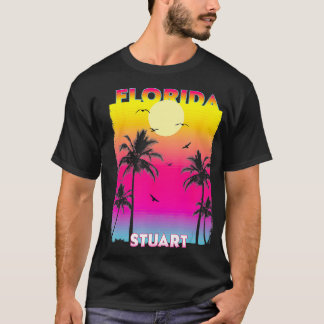 Camiseta Stuart Florida Fl verano vintage Sunset