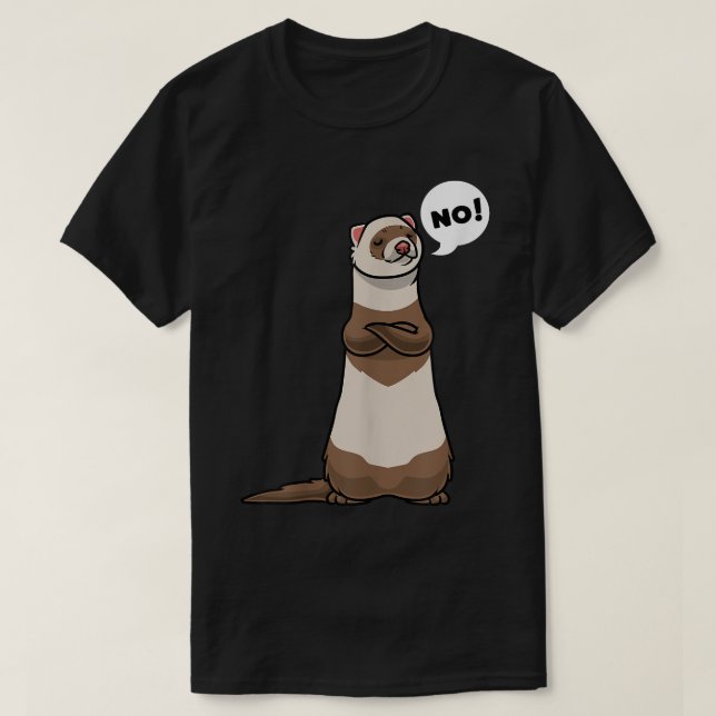 Camiseta Stubborn Ferret  (Diseño del anverso)