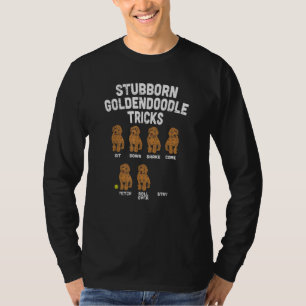 Camiseta Stubborn Goldendoodle Tricks, divertido entrenador