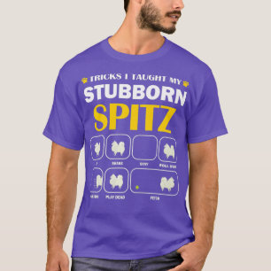 Camiseta Stubborn Spitz Trucos de perro de entrenamiento re
