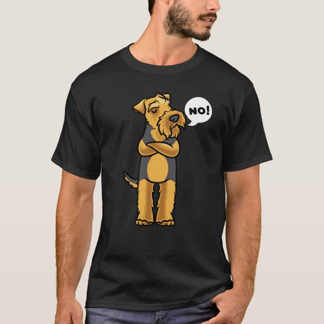 Camiseta Stubborn Welsh Terrier Dog (Anverso)