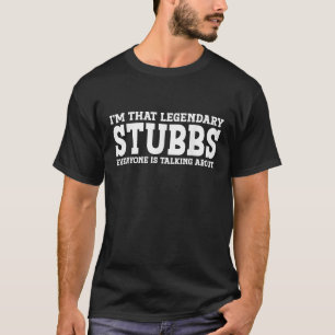 Camiseta Stubbs Surname Funny Team Family Apellidos Stubbs