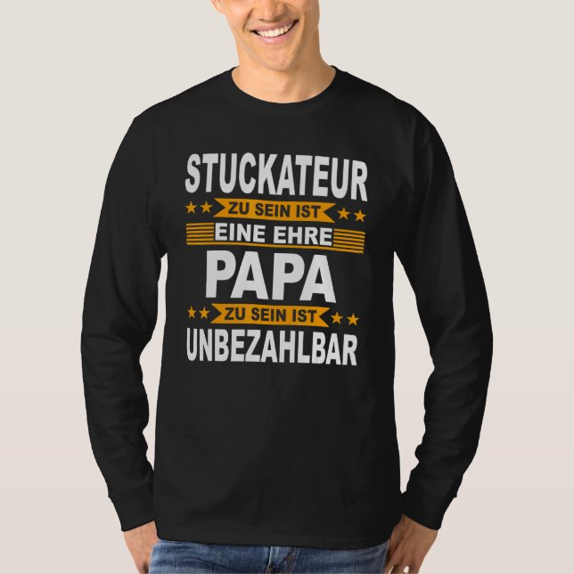 Camiseta Stucco Plaster Papa Papa Craftsman P (Anverso)