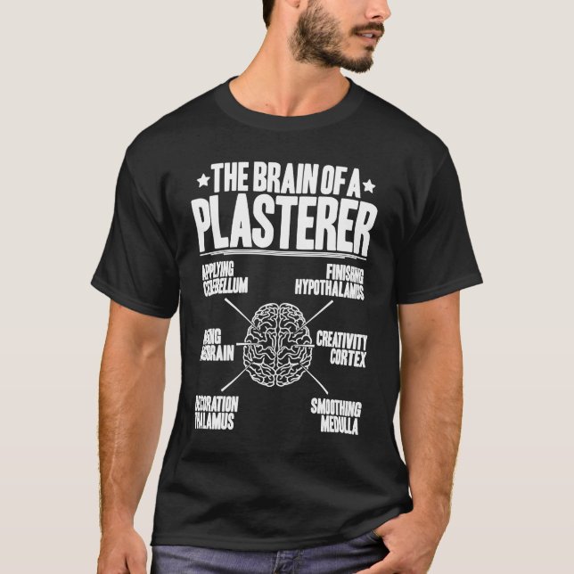 Camiseta Stuccoer Typical Brain Plasterer (Anverso)