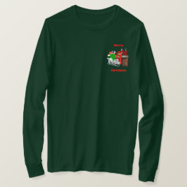 Camiseta Stuck Santa Long Sleeve