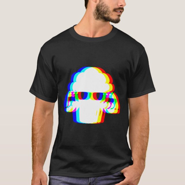 Camiseta Stud Muffin Funny Muffin Varwave Edm Cyber Glitch  (Anverso)