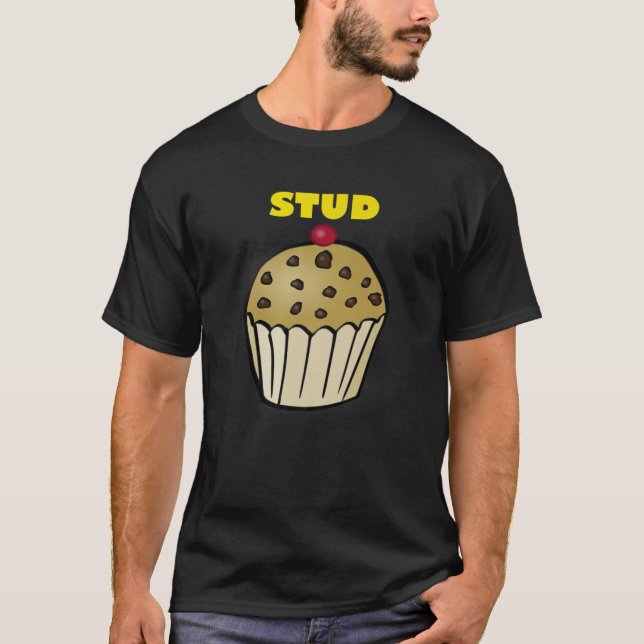 Camiseta Stud Muffin Funny Workout Ejercicio Fitness Humor  (Anverso)