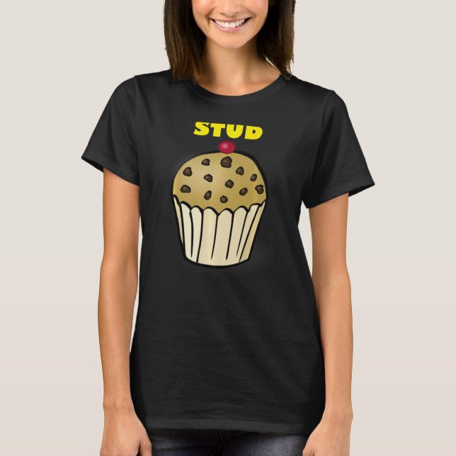 Camiseta Stud Muffin Funny Workout Ejercicio Fitness Humor  (Anverso)