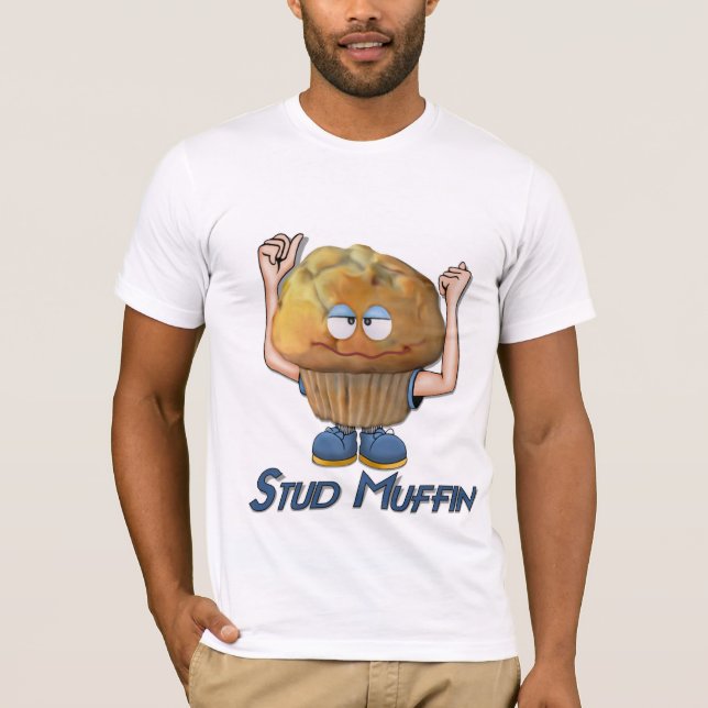 Camiseta Stud Muffin Humor (Anverso)