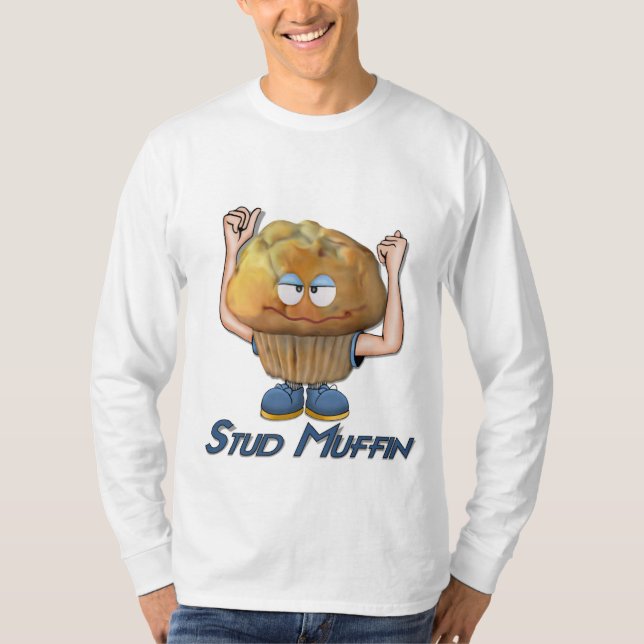 Camiseta Stud Muffin Humor (Anverso)