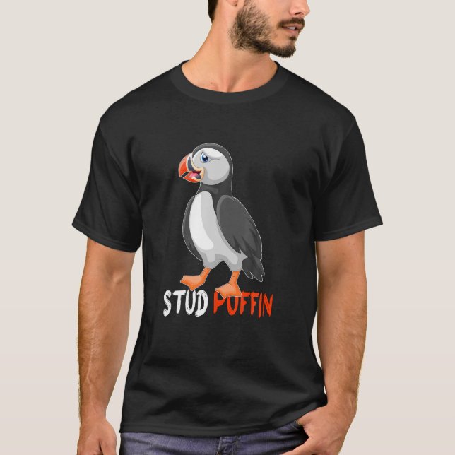 Camiseta Stud Puffin-Cute Puffin (Anverso)