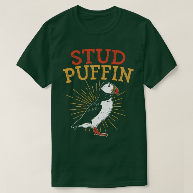 Camiseta Stud Puffin Puffins (Diseño del anverso)
