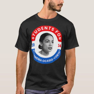 Camiseta Students for Aleandria OcasioCortez AOC 