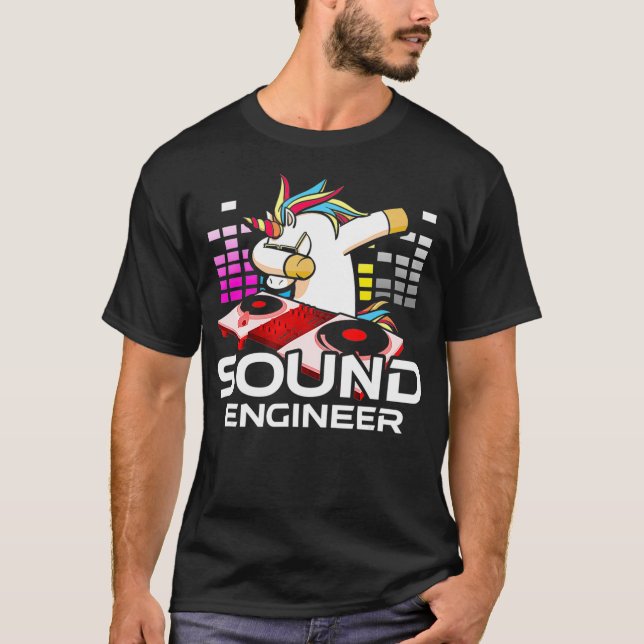 Camiseta Studio Audio Engineer Art Fun Sound Guy Tech (Anverso)
