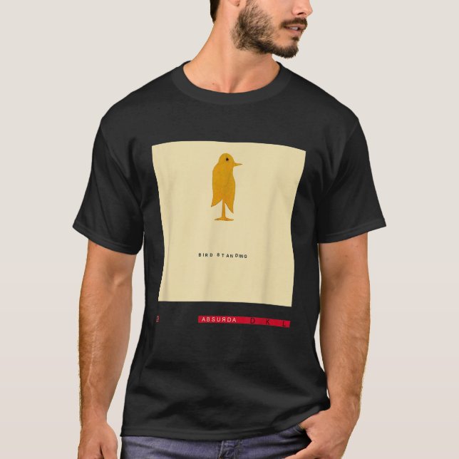 CAMISETA STUDIO DAVID LYNCH BIRD STANDING (Anverso)