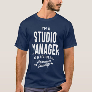 Camiseta Studio Manager Gift Funny Job Title Profession