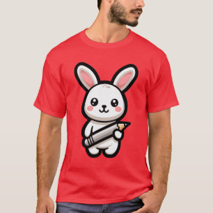 Camiseta Studious Kawaii Bunny